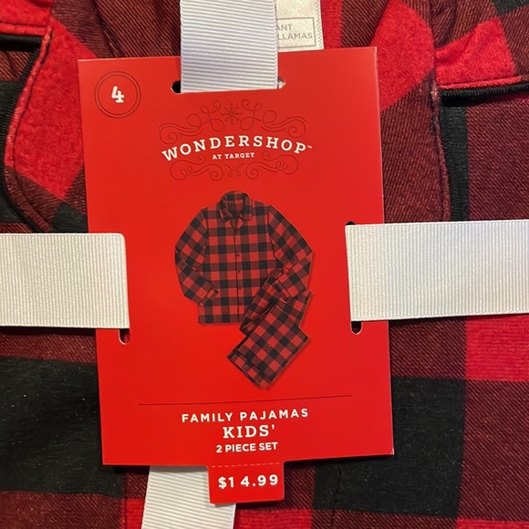 Kids Buffalo Check Pajama Set (Size 4) - Picture 3 of 4